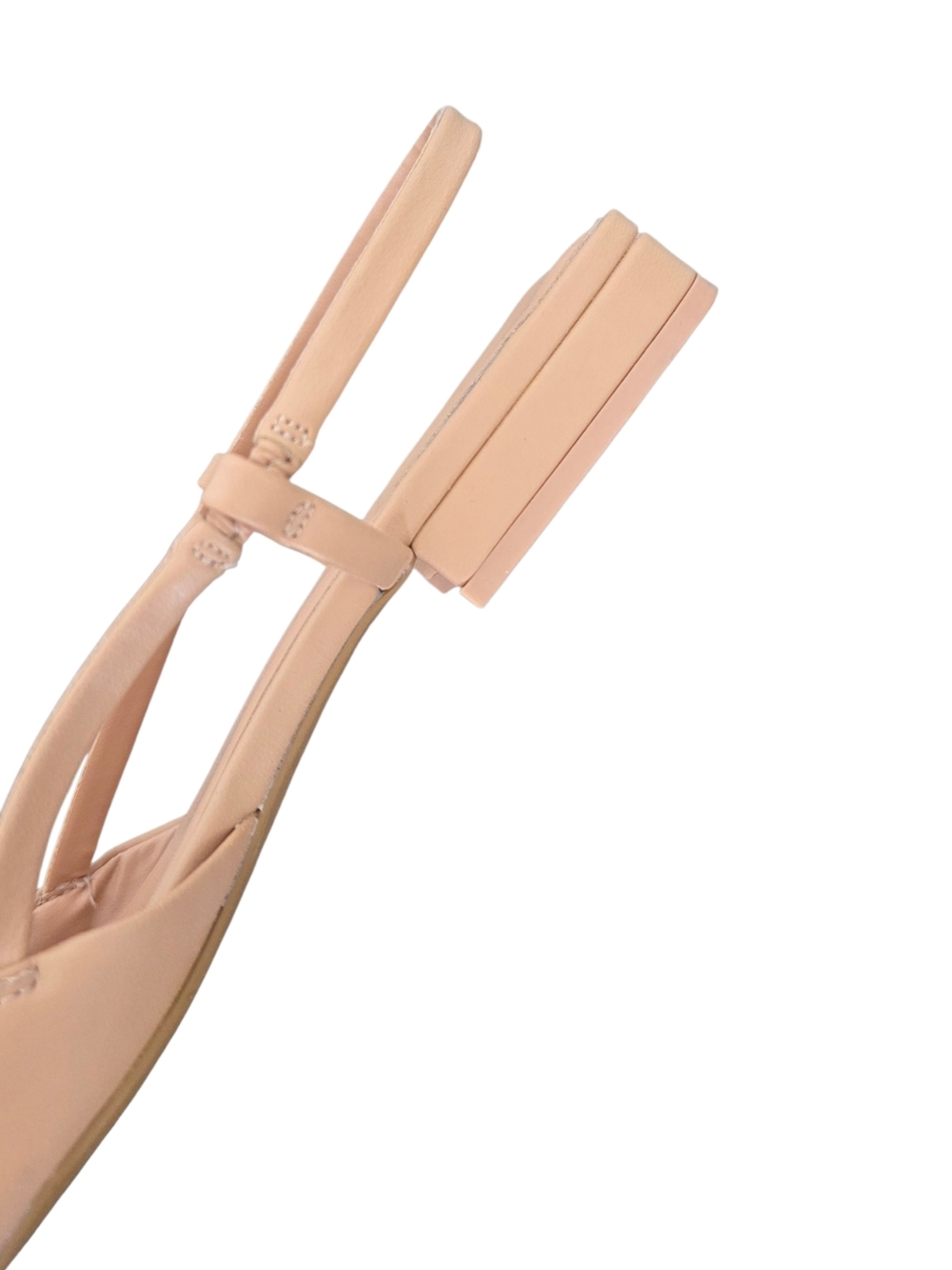 🌟Zara Nude Slingback Flats with Gold Buckle - Picture 6 of 6